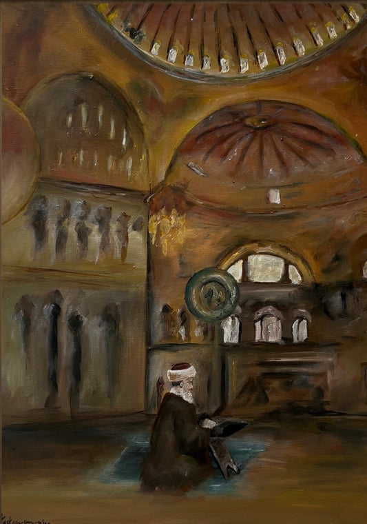 Godsman in Hagia sofya.